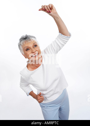 Woman Exercising Banque D'Images