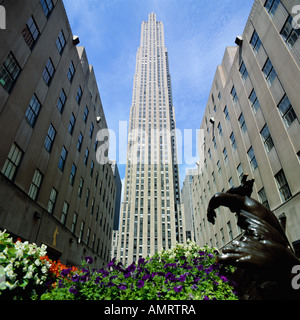 Le Rockefeller Center, New York City, New York, USA Banque D'Images