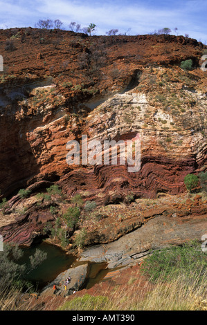 Hamersley gorge, Karajini National Park, Australie occidentale Banque D'Images