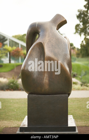 Henry Moore sculpture mère & Enfant Siège Bloc 1983-1984 Banque D'Images