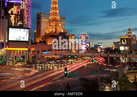 Vegas Strip, Las Vegas, Nevada, USA, Amérique du Nord. Banque D'Images