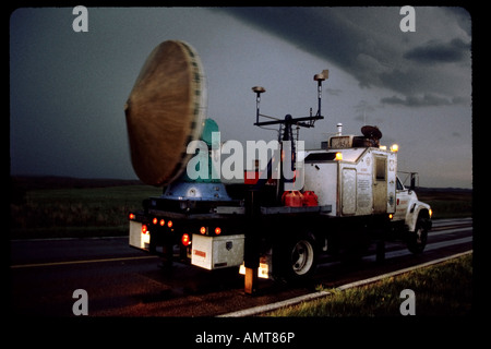 Le camion radar Doppler on Wheels Banque D'Images