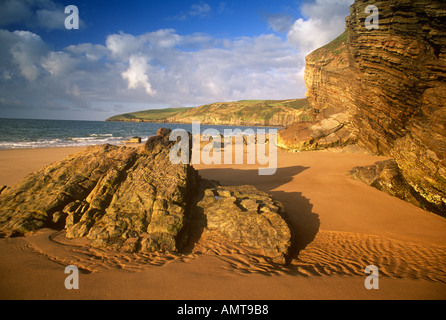 Porth, Ceiriad Llyen Abersoch au lever du soleil du nord-ouest de la péninsule de galles Banque D'Images