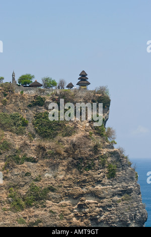 Uluwatu ou Ulu Watu Temple Hindou Bali Indonésie Banque D'Images