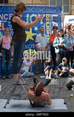 Artiste de rue Banque D'Images