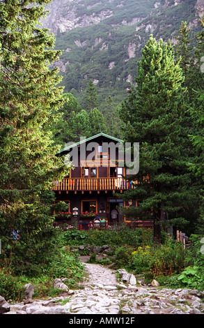 Zamkovskeho refuge chata Hautes Tatras Slovaquie Banque D'Images