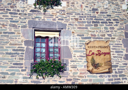 Façade de vieille maison à redon Bretagne France Banque D'Images