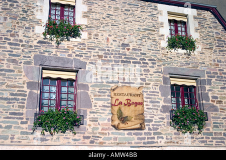 Façade de vieille maison à redon Bretagne France Banque D'Images