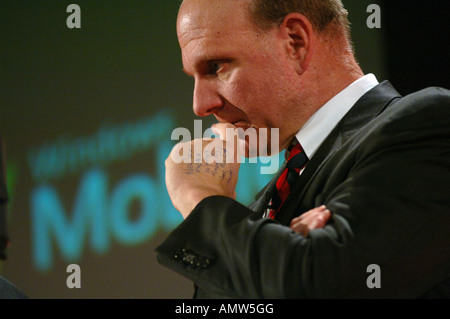 Anthony Steve Ballmer, PDG de Microsoft Corporation Banque D'Images