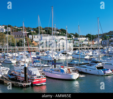 Yachts de plaisance à Torquay Torquay Devon en Grande-Bretagne Banque D'Images