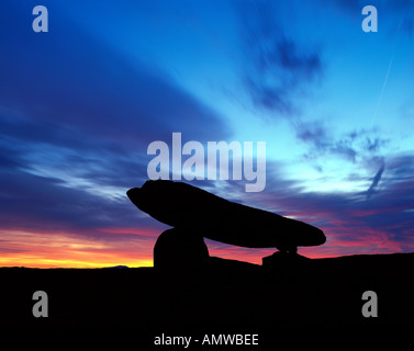 Kilclooney More Dolmen, Ardara, comté de Donegal, Irlande Banque D'Images