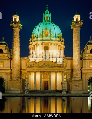 Karlskirche Vienne Autriche Banque D'Images