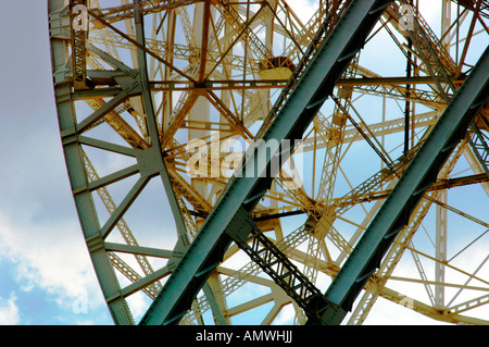 Le radiotélescope de Jodrell Bank. Banque D'Images