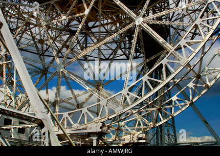 Le radiotélescope de Jodrell Bank. Banque D'Images