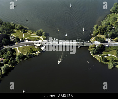 Pont de Glienicke, Pont d'espions, l'Allemagne, Potsdam, Berlin Banque D'Images