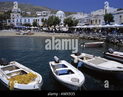 L'île de Naxos, Apollonas Banque D'Images