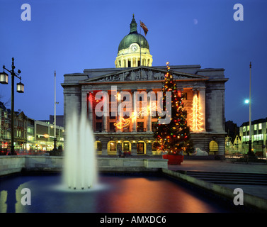 Fr - NOTTINGHAM : au Vieux Marché de Noël Banque D'Images