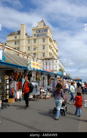 Llandudno, jetée de Llandudno, Grand Hotel, Llandudno, Gwynedd, au nord du Pays de Galles UK Banque D'Images