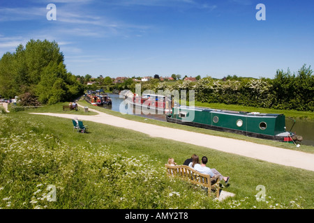 Grand Union Canal - Marsworth - Buckinghamshire Banque D'Images