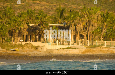 Mexico Baja California Village de Cabo Pulmo location accueil le long des rives de la mer de Cortez Banque D'Images