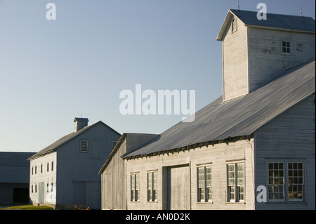 USA (Iowa), Amana Colonies, High Amana : Bâtiments agricoles Banque D'Images