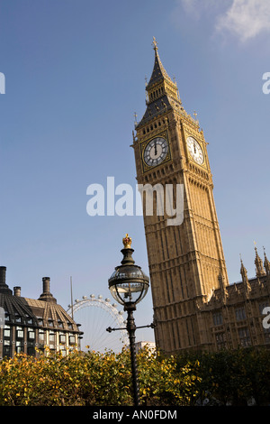 UK London Big Ben St Stephens Tour de l'horloge de l'intérieur du Palais de Westminster, motif Banque D'Images