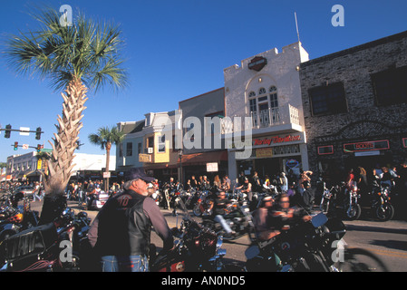 Fl Floride Daytona Beach Bike Week Banque D'Images