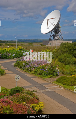 Station terrestre Satellite Cornwall Goonhilly Banque D'Images