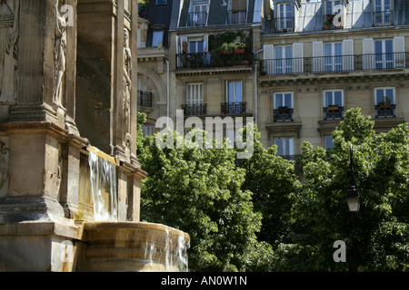 Fontaine des Innocents, Paris France Banque D'Images