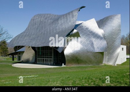 Frank Gehry conçu Fisher Center for the Performing Arts Bard College, Annandale on Hudson New York Banque D'Images