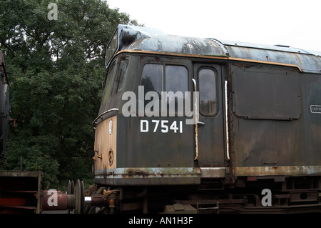 D7541 Br class 25 Bo Bo Le Diana à l'abri de Grosmont NYMR Banque D'Images