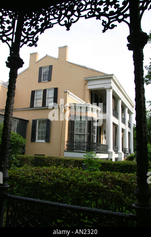 Vicksburg Mississippi, Cedar Grove Mansion Inn, et, restaurant restaurants repas manger à l'extérieur café cafés bistrot, les visiteurs voyage visite touristique Banque D'Images