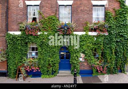 Construit comme une maison de ville dans le 17e siècle maintenant courir comme un B&B Le Linden House en Ross on Wye Herefordshire Angleterre UK Banque D'Images