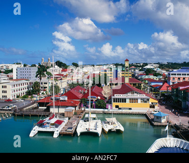 St Johns Antigua Antilles Banque D'Images