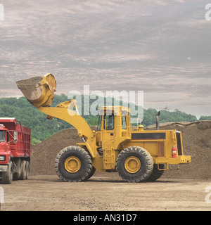 Chargeur Avant Earth Mover Construction Equipment Banque D'Images