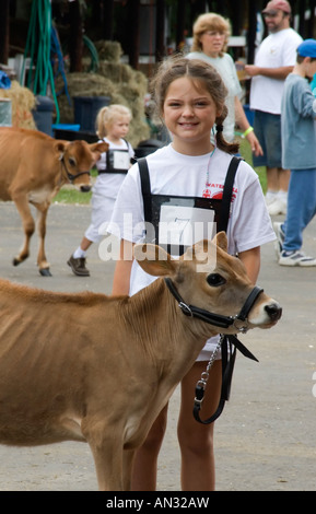 Livestock Show 4H au Dutchess County Fair Prague NY Banque D'Images