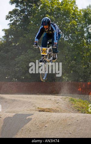 Le BMX Race Peterbrough Banque D'Images