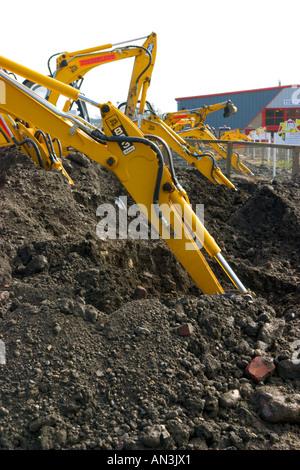 Diggerland Langley Park County Durham UK Banque D'Images