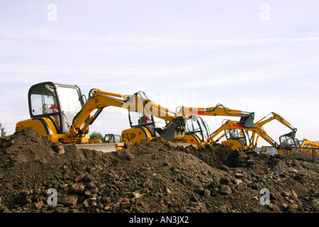 Diggerland Langley Park County Durham UK Banque D'Images