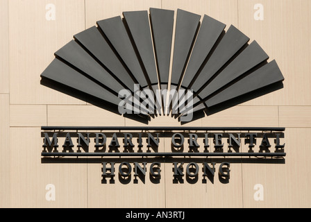 Logo Mandarin Oriental Hong Kong Banque D'Images