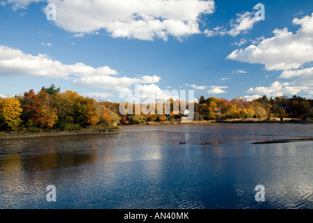 Saugatuck River, Westport, CT, USA Banque D'Images