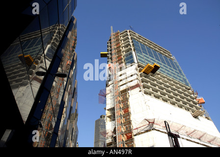 125 Old Broad Street en construction, l'emplacement de l'ancienne Bourse de Londres. Banque D'Images