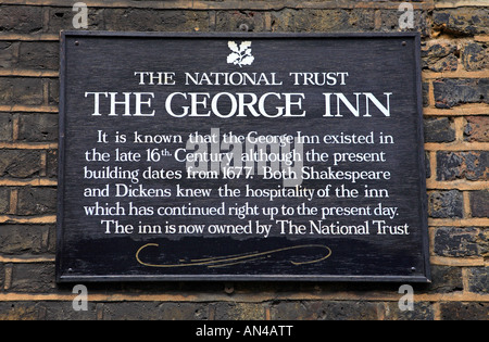 Le George Inn, Southwark Banque D'Images