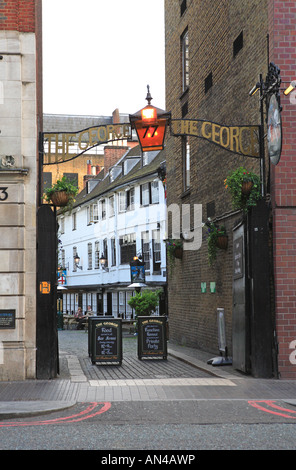 Le George Inn, Southwark Banque D'Images