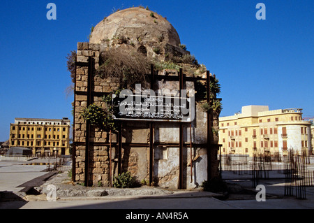 La reconstruction de Beyrouth Banque D'Images