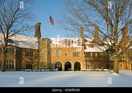 Meadow Brook Hall sur le campus de l'Université d'Oakland Rochester Michigan USA Banque D'Images