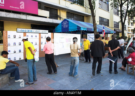 Thaïlande election 2007plan du Banque D'Images