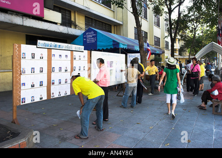 Thaïlande election 2007plan du Banque D'Images