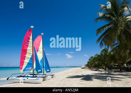 En dehors de la plage des Couples Swept Away Resort, Seven Mile Beach, Long Bay, Negril, Jamaïque, Caraïbes, Antilles Banque D'Images