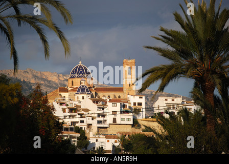Village d'Altea, Costa Blanca, Alicante Province, Espagne Banque D'Images